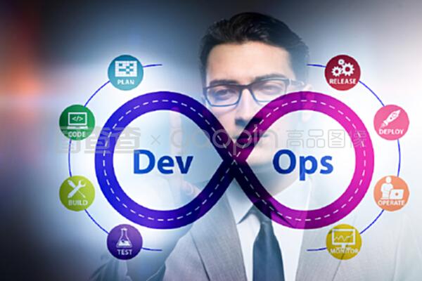 devOps軟件開發它的概念。